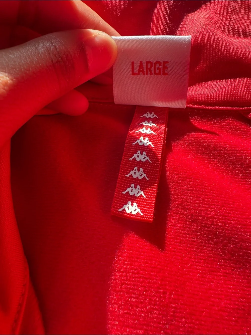 Kappa Red Track Jacket and shorts